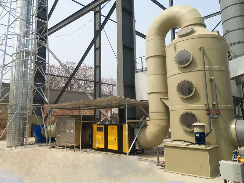 廊坊德基機械瀝青廢氣處理工程